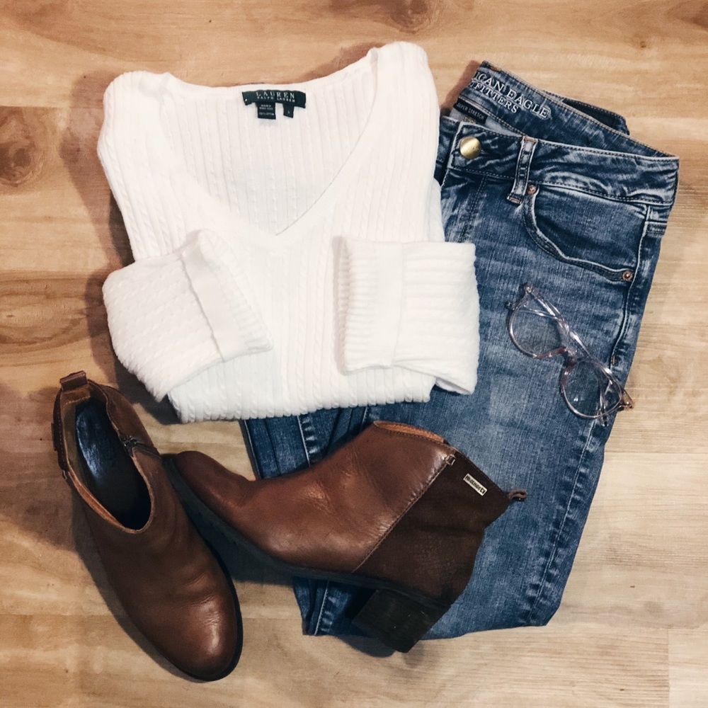 White Ralph Lauren Sweater